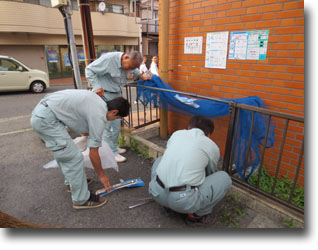 ゴミ収集場所